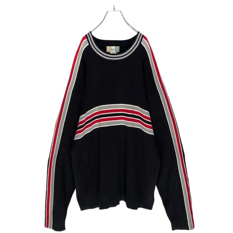 90s C･I･T･Y STREETS L/S design ribs knit sew
