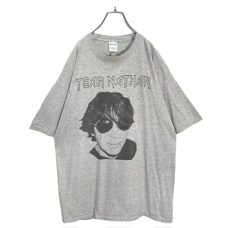 00's TEAM NATHAN/GILDAN photograph print T-SHIRT