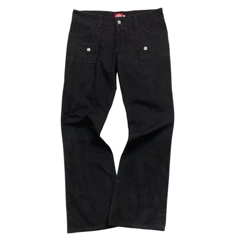 90-00s Dickies Made in USA black cotton flare pants