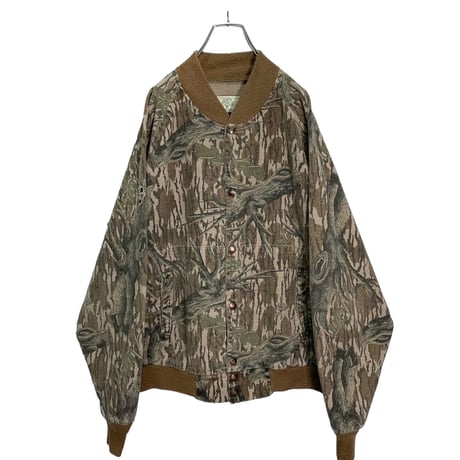 80s MOSSY OAK real tree camo hunting jacket