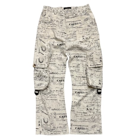 Aldgate Odeon Linen/Cotton All patterned cargo pants